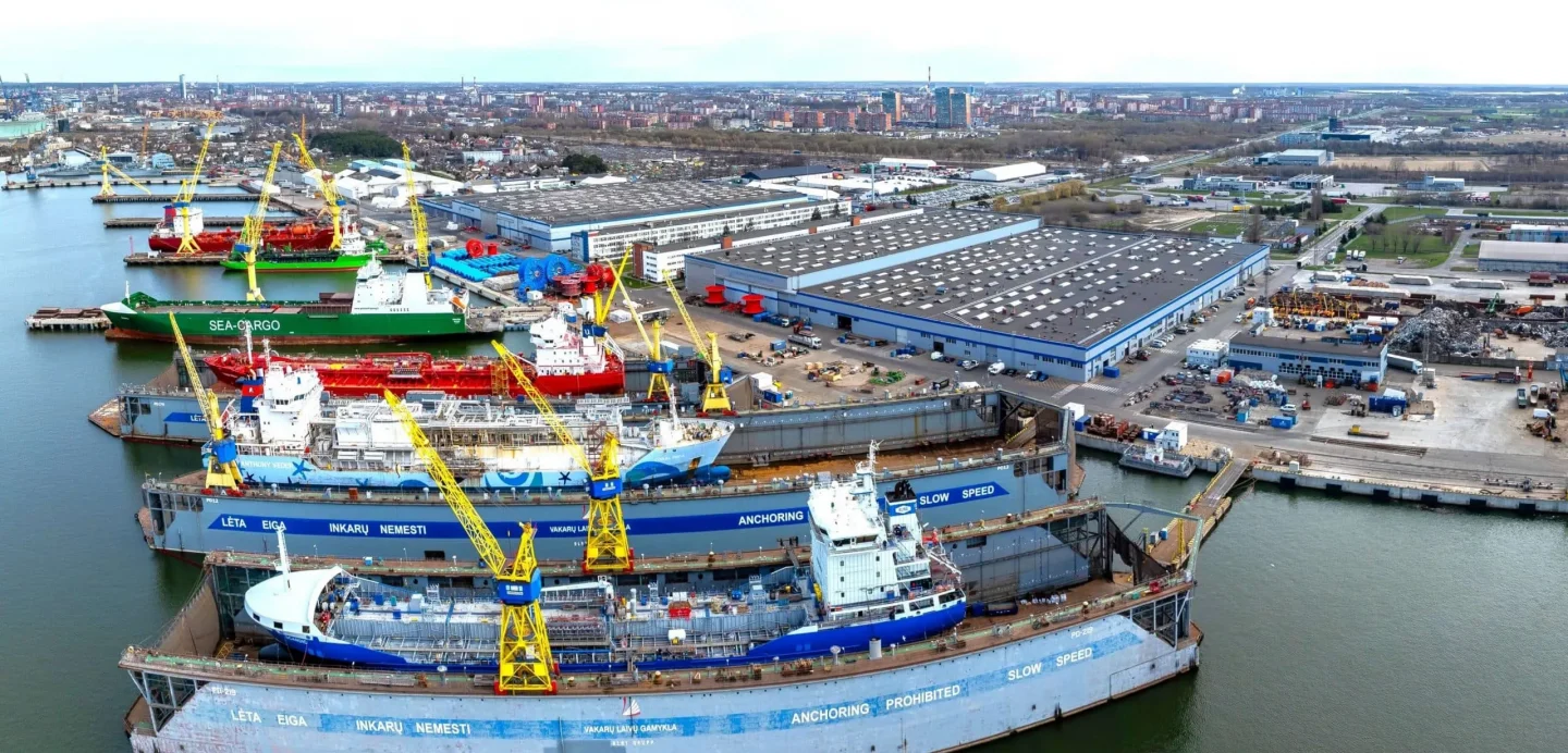 aerial sea side view